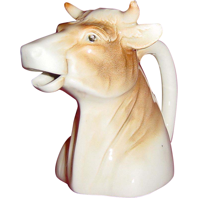 Occupied Japan Porcelain Brown Cow Creamer Occupied Japan Porcelain Brown Cow Creamer
