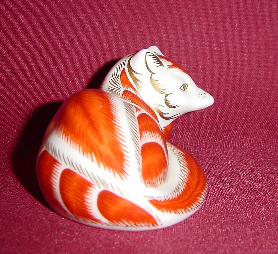 Royal Crown Derby Bone China Fox Paperweight Royal Crown Derby Bone China Fox Paperweight