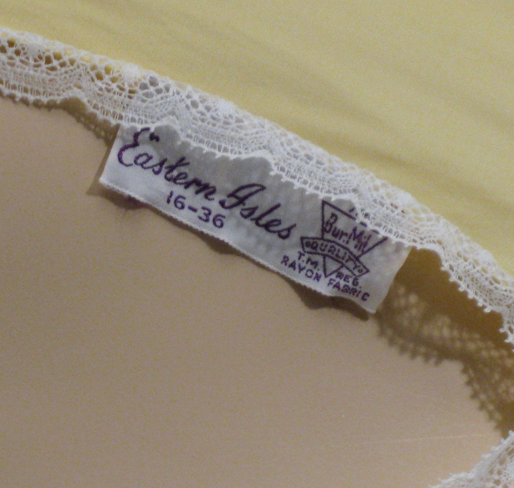Vintage 1950s Sunny Yellow Bias Cut Nightgown Eastern Isles B36 Vintage 1950s Sunny Yellow Bias Cut Nightgown Eastern Isles B36