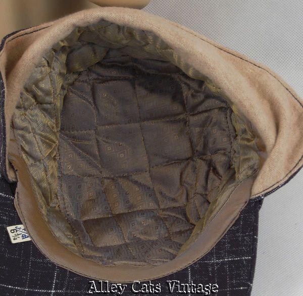 Vintage 1940s 40s Hat Wool Retro Fabric Ski Skiiing Cap NOS Sz 6 3/4 Vintage 1940s 40s Hat Wool Retro Fabric Ski Skiiing Cap NOS Sz 6 3/4