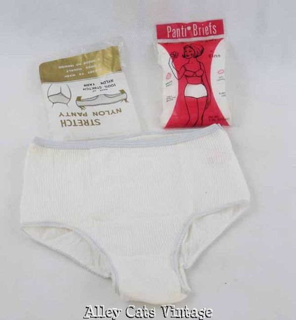 Vintage Panties Two Packaged Stretch Briefs New in Package Vintage Panties Two Packaged Stretch Briefs New in Package