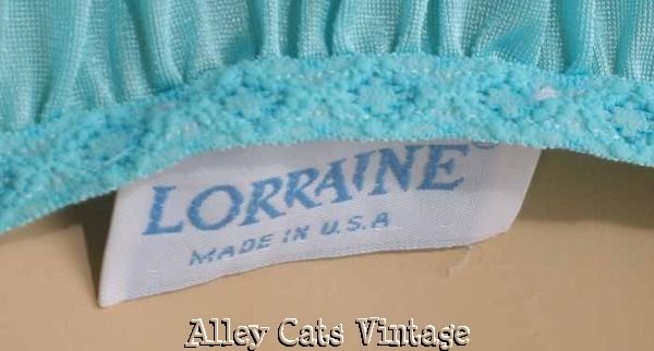 Vintage 1980s Lorraine Aqua Nightgown and Robe Peignoir Set Sz M B40 Vintage 1980s Lorraine Aqua Nightgown and Robe Peignoir Set Sz M B40