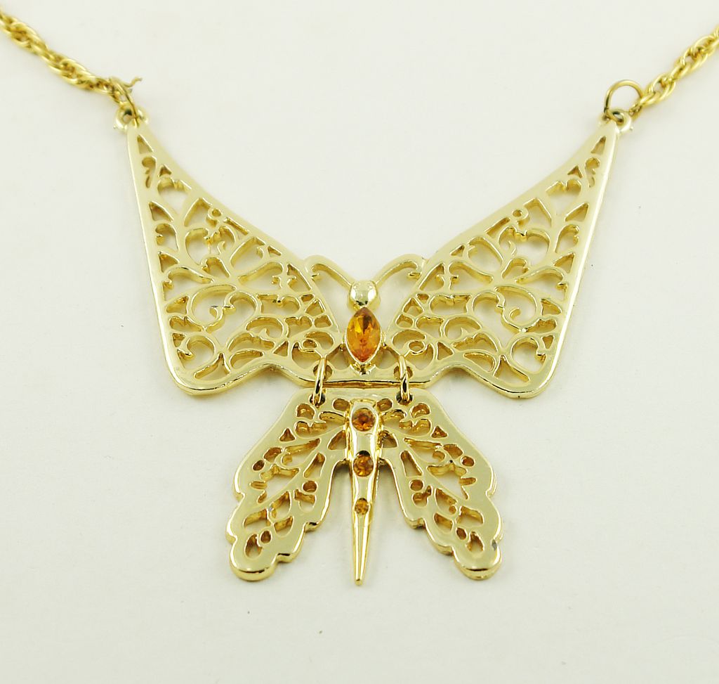 OUTRAGEOUS Vintage Butterfly Necklace OUTRAGEOUS Vintage Butterfly Necklace