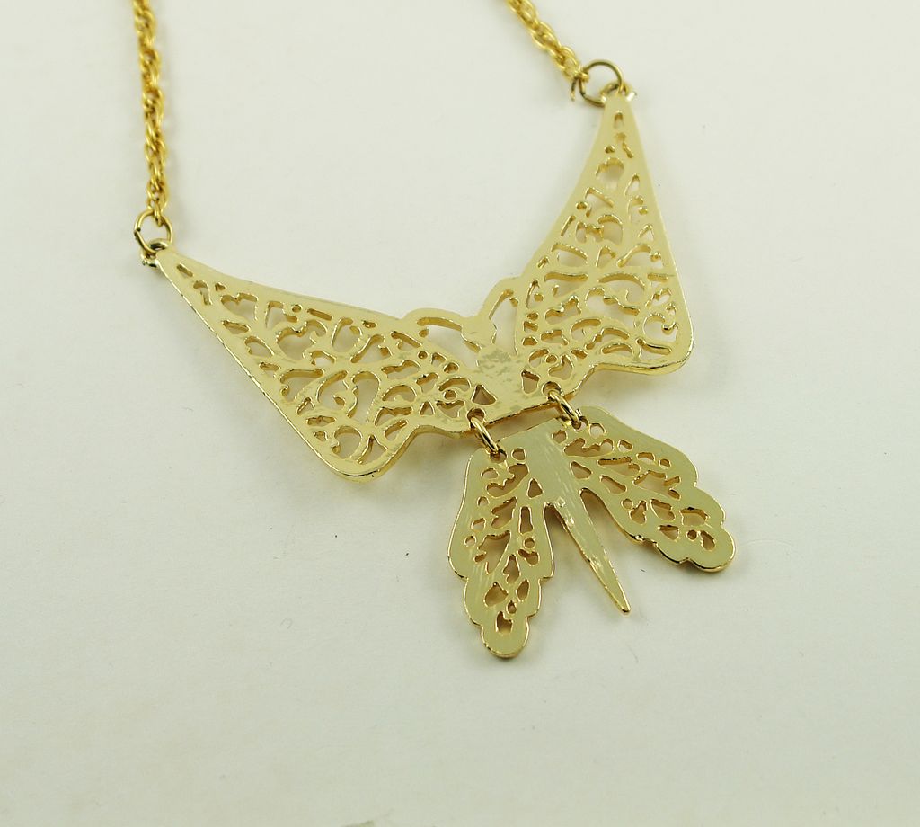 OUTRAGEOUS Vintage Butterfly Necklace OUTRAGEOUS Vintage Butterfly Necklace