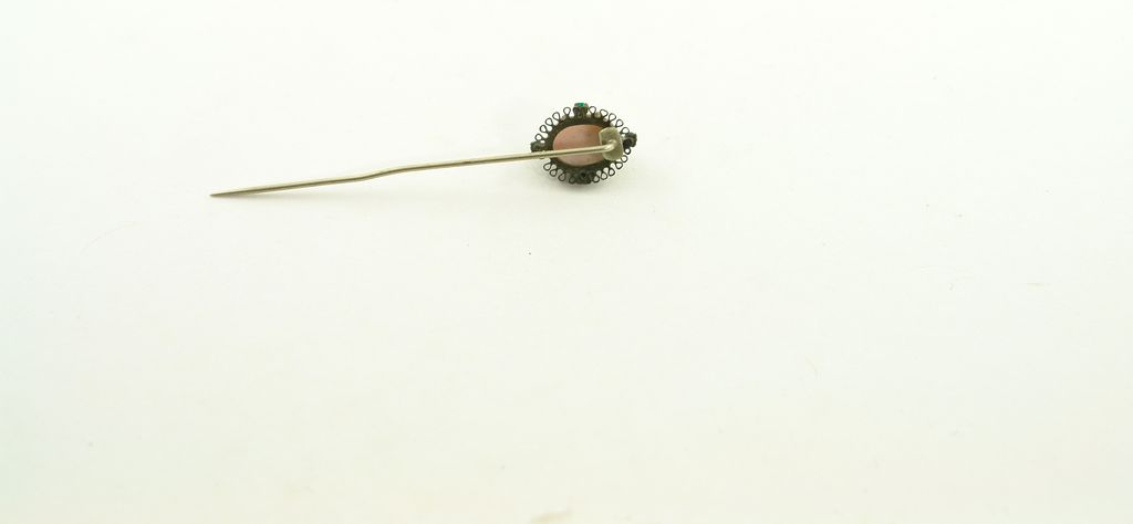 Dainty Vintage Sterling Silver Cameo Stick Pin Dainty Vintage Sterling Silver Cameo Stick Pin
