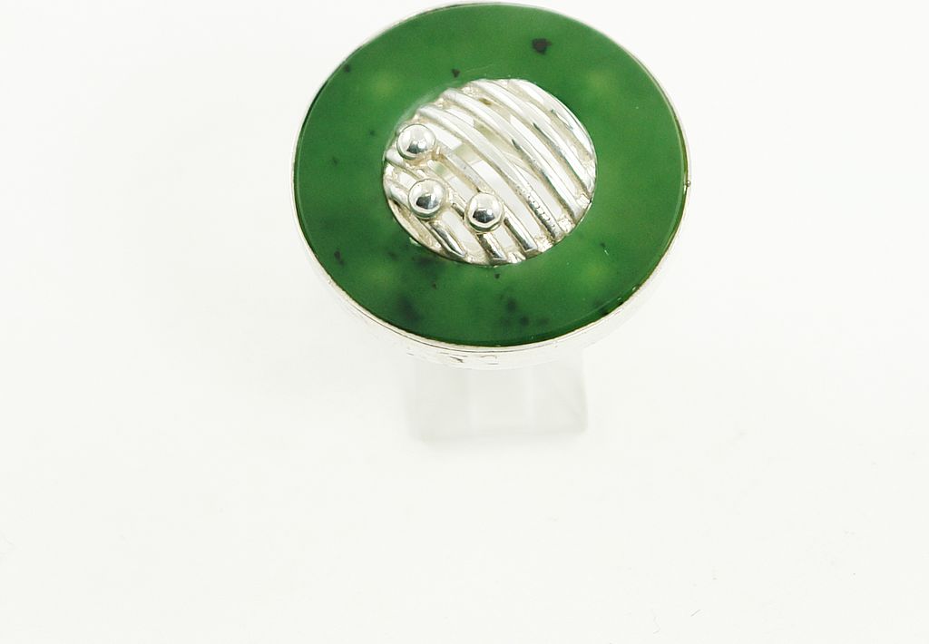 Monet Bijoux Sterling Silver Jade Ring Monet Bijoux Sterling Silver Jade Ring