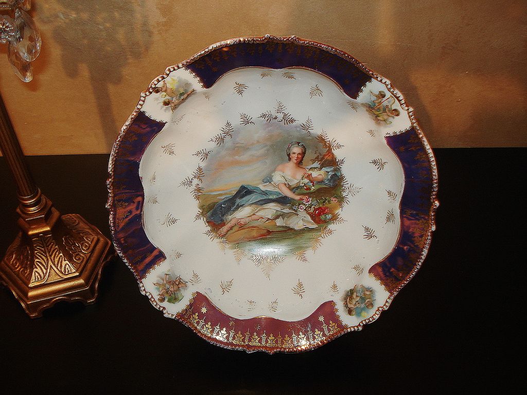 Prussia Bowl Mold 343 Diana the Huntress with Cupids Prussia Bowl Mold 343 Diana the Huntress with Cupids