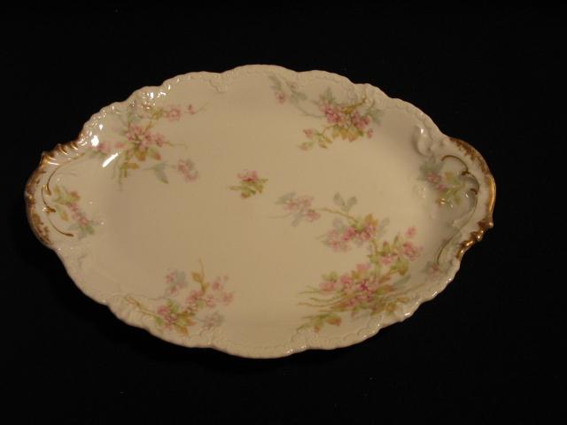 Theodore Haviland Limoges France Serving Platter Floral and Gold Theodore Haviland Limoges France Serving Platter Floral and Gold