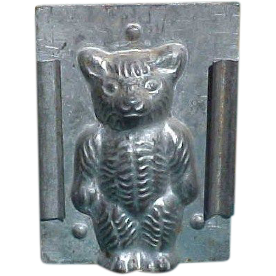 Antique Teddy Bear Chocolate Mold Antique Teddy Bear Chocolate Mold