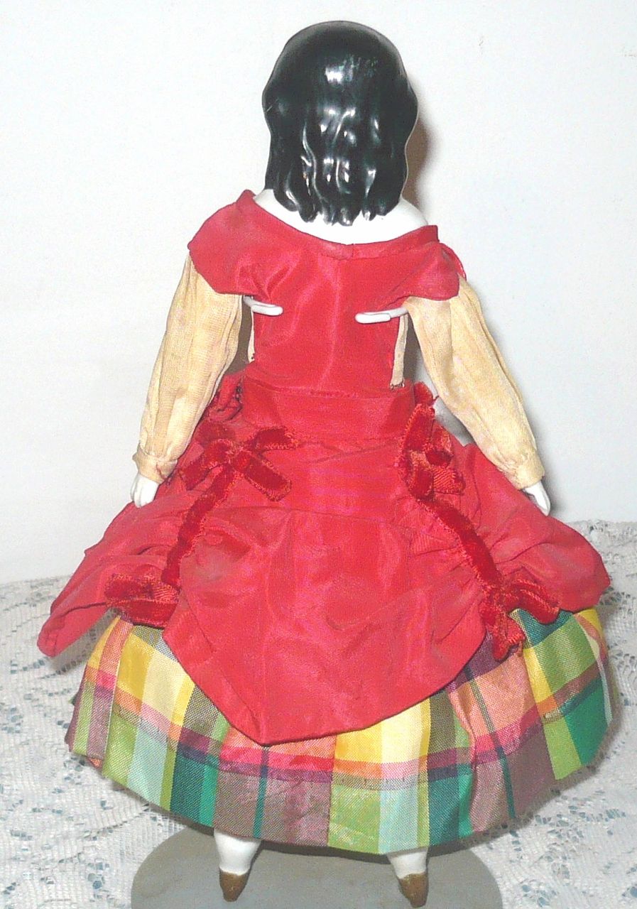 11" Currier & Ives China Original Body & Limbs Vintage Costume 11" Currier & Ives China Original Body & Limbs Vintage Costume