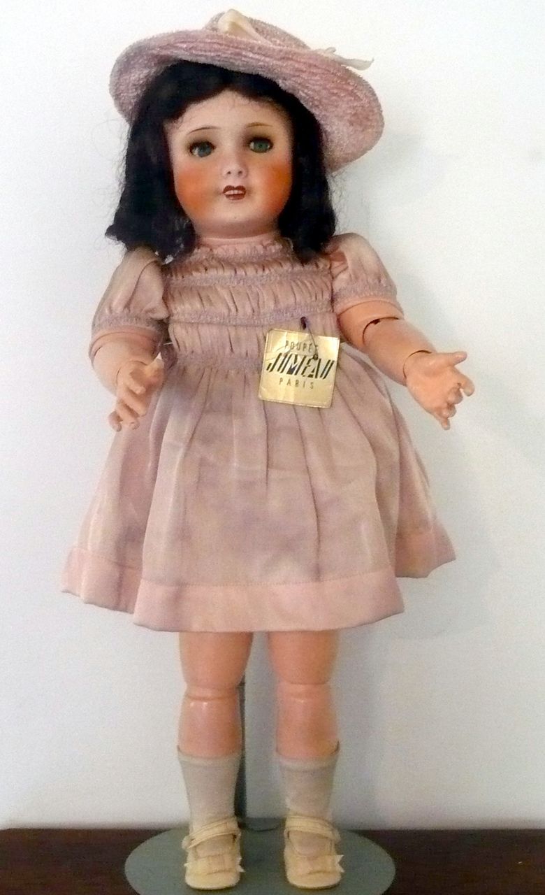 23" All Original Bisque Head Unis France Jumeau Poupee with Tag 23" All Original Bisque Head Unis France Jumeau Poupee with Tag