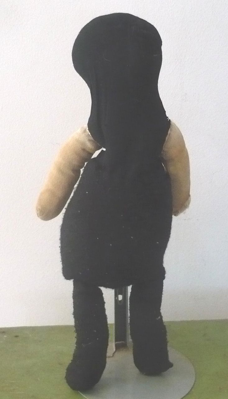 Old 13" Black Amish Doll Missouri Provenance Old 13" Black Amish Doll Missouri Provenance
