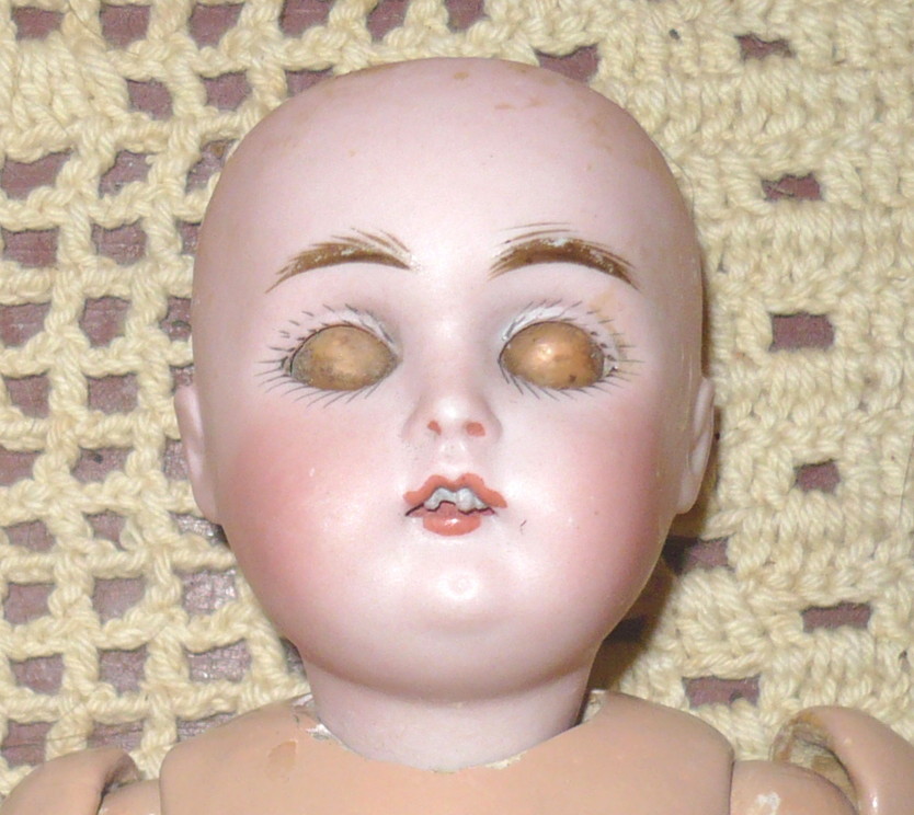 8" Kestner 155 Brown Sleep Eyes Original Wig Jointed Body Repaint 8" Kestner 155 Brown Sleep Eyes Original Wig Jointed Body Repaint