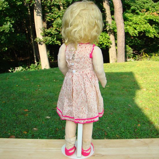 Lenci Cloth Doll Washable Face Original Clothing C1930s Lenci Cloth Doll Washable Face Original Clothing C1930s
