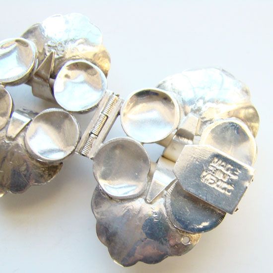 C1920-40 Incredible Hand Made Artist Mexico Silver Bracelet Above 925 Signed C1920-40 Incredible Hand Made Artist Mexico Silver Bracelet Above 925 Signed