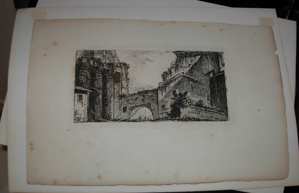 Antique Engraving by Giovanni Piranesi Antique Engraving by Giovanni Piranesi