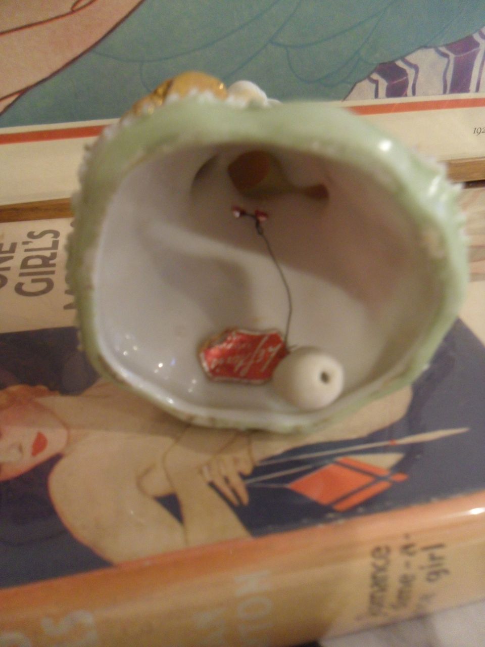 Five & Dime LEFTON Christmas Angel Bell Spaghetti Trim Five & Dime LEFTON Christmas Angel Bell Spaghetti Trim