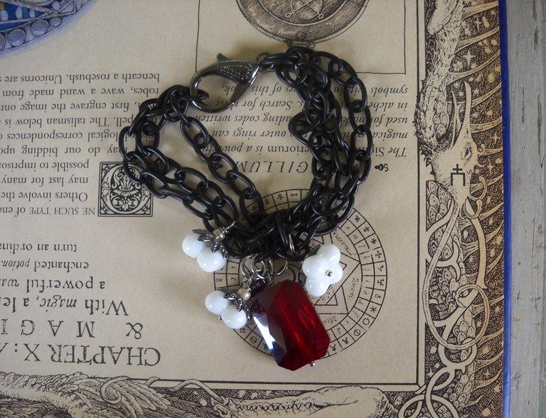 3 Strand Black Chain Bracelet 3 Strand Black Chain Bracelet