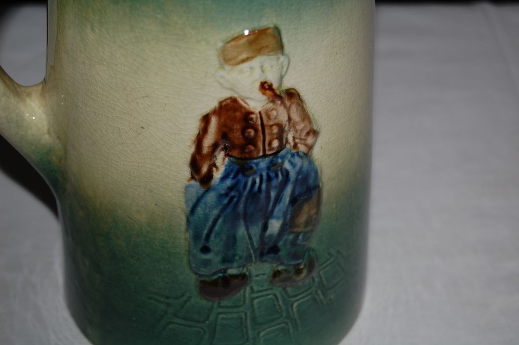 Early 1900's Roseville Dutch Art Pottery Holland Stein Set Early 1900's Roseville Dutch Art Pottery Holland Stein Set