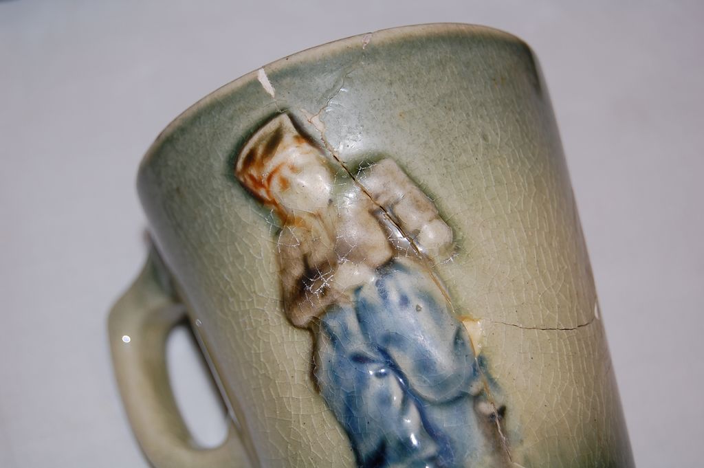 Early 1900's Roseville Dutch Art Pottery Holland Stein Set Early 1900's Roseville Dutch Art Pottery Holland Stein Set