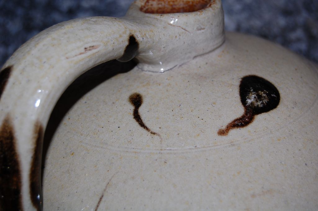 Late 1800's Stoneware E.S.&B New Brighton,Pa. Salt Glazed Jug Late 1800's Stoneware E.S.&B New Brighton,Pa. Salt Glazed Jug