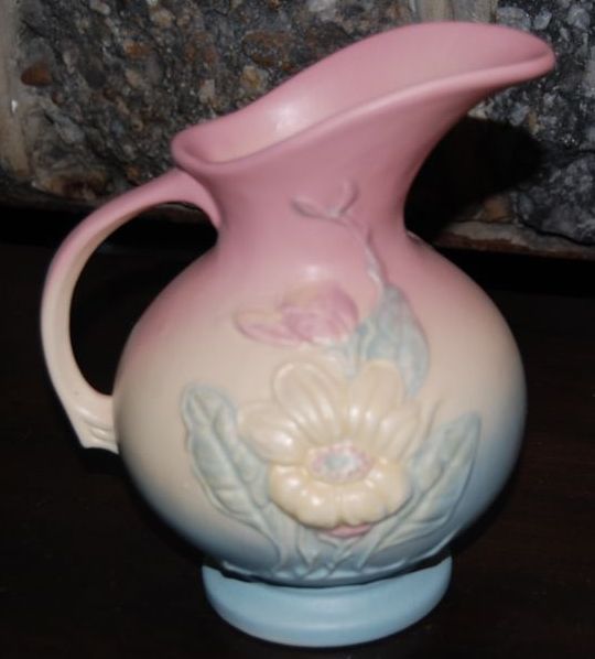 Vintage Hull "Magnolia" Matte Finish Ewers Vintage Hull "Magnolia" Matte Finish Ewers