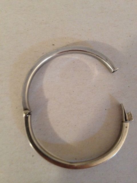 English Sterling Silver Baby Bracelet English Sterling Silver Baby Bracelet