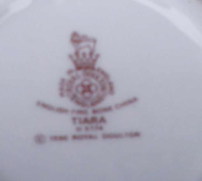 Royal Doulton Tiara Creamer Pattern # H5174 Royal Doulton Tiara Creamer Pattern # H5174