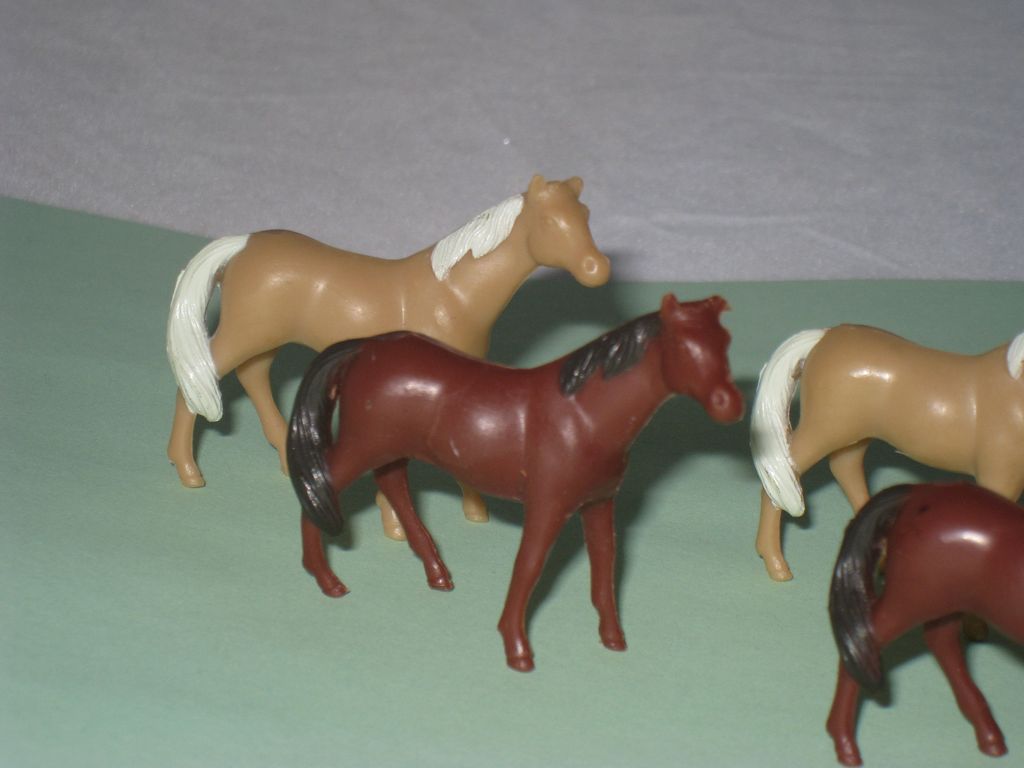 Miniature Horse tiny plastic toy horses herd farm animals - soft plastic Miniature Horse tiny plastic toy horses herd farm animals - soft plastic