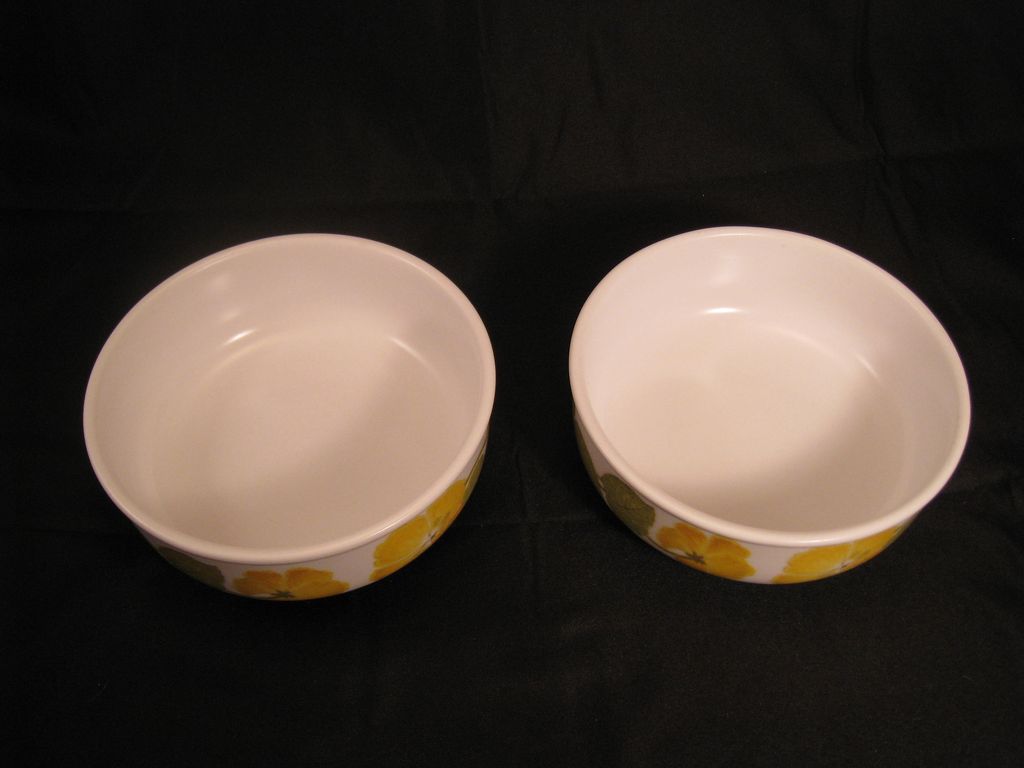Noritake Flower Time Progression 9072 dessert fruit sauce bowls - pair Noritake Flower Time Progression 9072 dessert fruit sauce bowls - pair