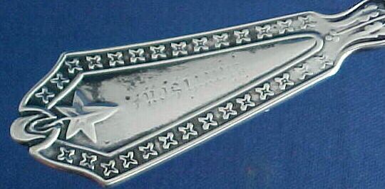 Rosette by Whiting Rare All Sterling silver Crumber or Crumb Knife Ivy Pattern Rosette by Whiting Rare All Sterling silver Crumber or Crumb Knife Ivy Pattern