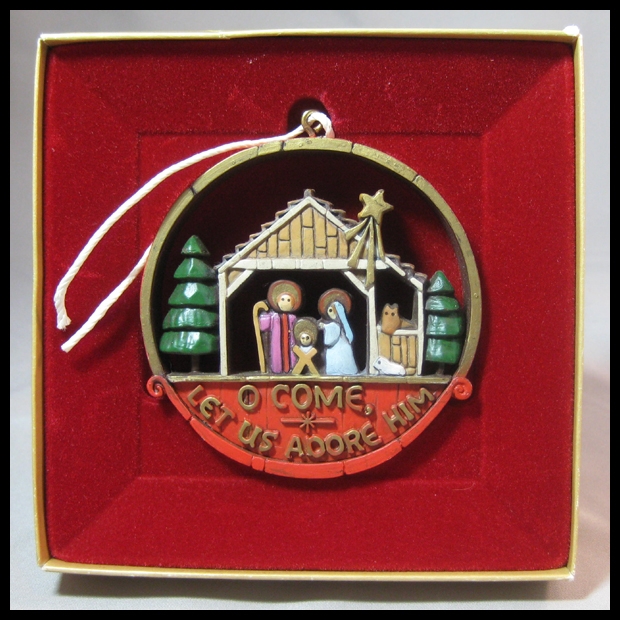 Hallmark Nostalgia Collection Nativity - 1977 Hallmark Ornament Hallmark Nostalgia Collection Nativity - 1977 Hallmark Ornament
