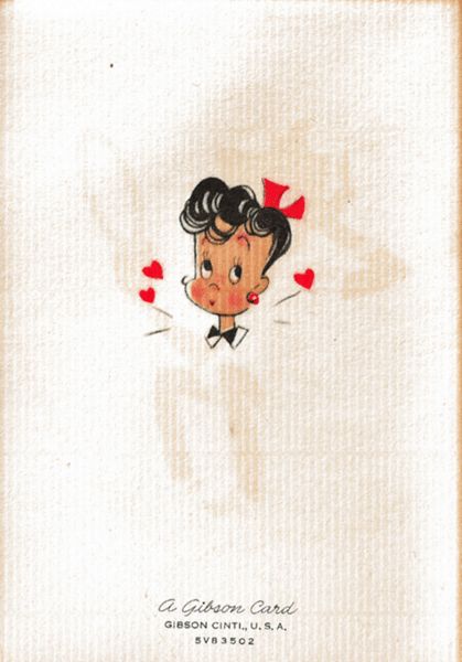 Vintage Unused Store Stock Valentine - Not So Sweet Vintage Unused Store Stock Valentine - Not So Sweet