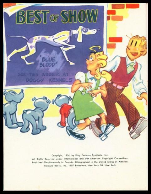 Blondie's Family by Chic Young - Children's Treasure Book Blondie's Family by Chic Young - Children's Treasure Book
