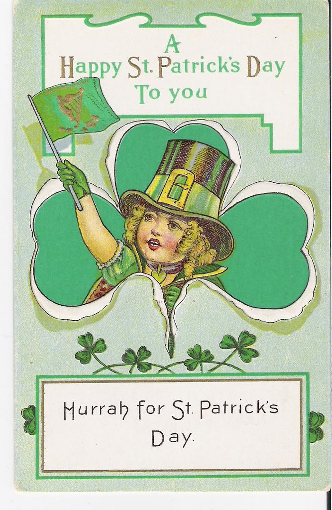 "A Happy St. Patrick's Day to you" - Leprechaun - Postcard "A Happy St. Patrick's Day to you" - Leprechaun - Postcard