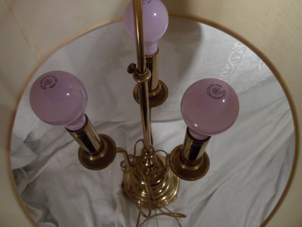 Vintage 3 Bulb Lamp, Stiffle, Brass Vintage 3 Bulb Lamp, Stiffle, Brass