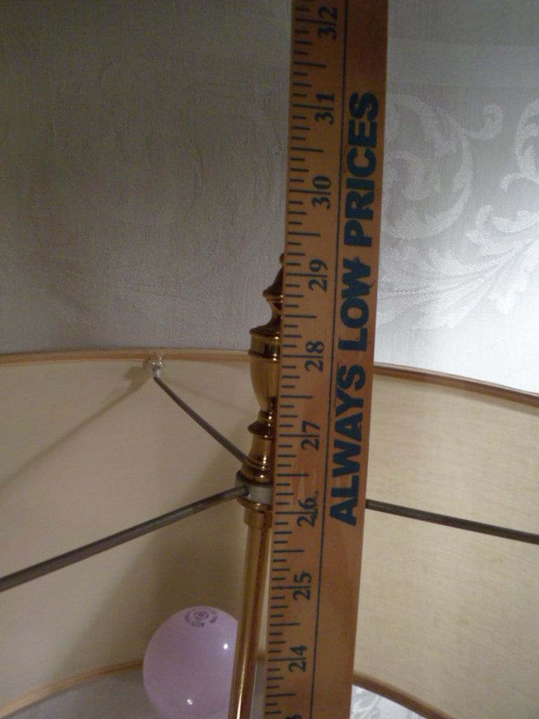 Vintage 3 Bulb Lamp, Stiffle, Brass Vintage 3 Bulb Lamp, Stiffle, Brass