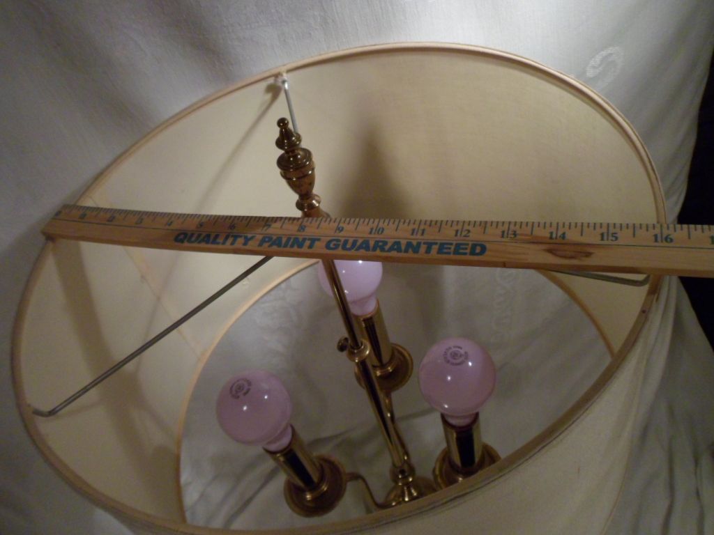Vintage 3 Bulb Lamp, Stiffle, Brass Vintage 3 Bulb Lamp, Stiffle, Brass