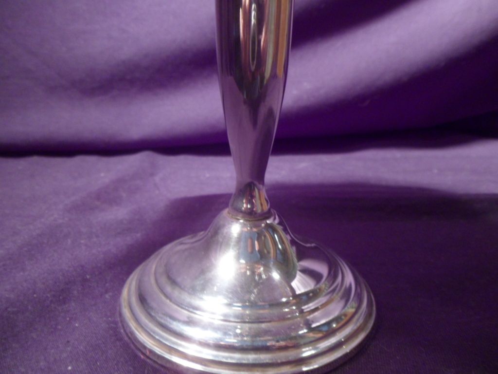 Sterling Silver Marked Woodward and Lathrop Pedestaled Compote, Repousse Rim Sterling Silver Marked Woodward and Lathrop Pedestaled Compote, Repousse Rim