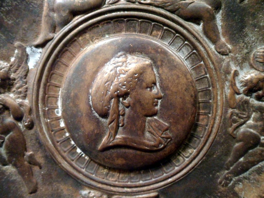 Bronze Plate, Helen of Troy, Cherubs, Musical Instruments, Victorian Classic, Over 3 Lbs Bronze Plate, Helen of Troy, Cherubs, Musical Instruments, Victorian Classic, Over 3 Lbs