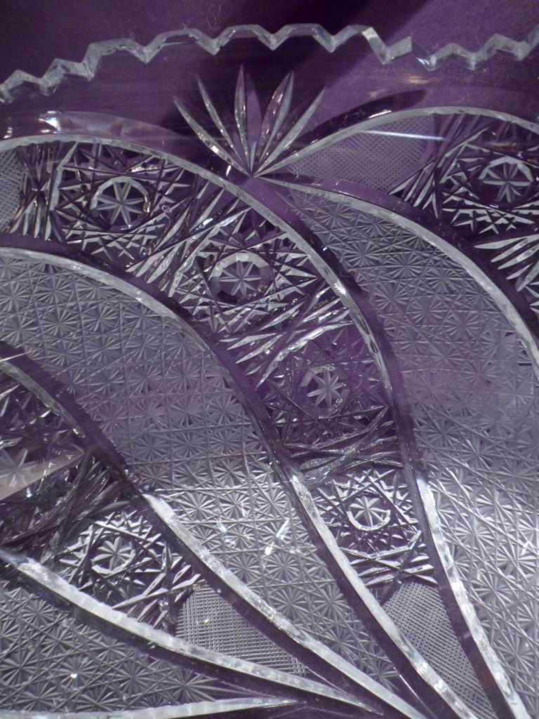 Huge Signed T.G. Hawkes American Brilliant Period Bowl, Cut Crystal, Antique Huge Signed T.G. Hawkes American Brilliant Period Bowl, Cut Crystal, Antique