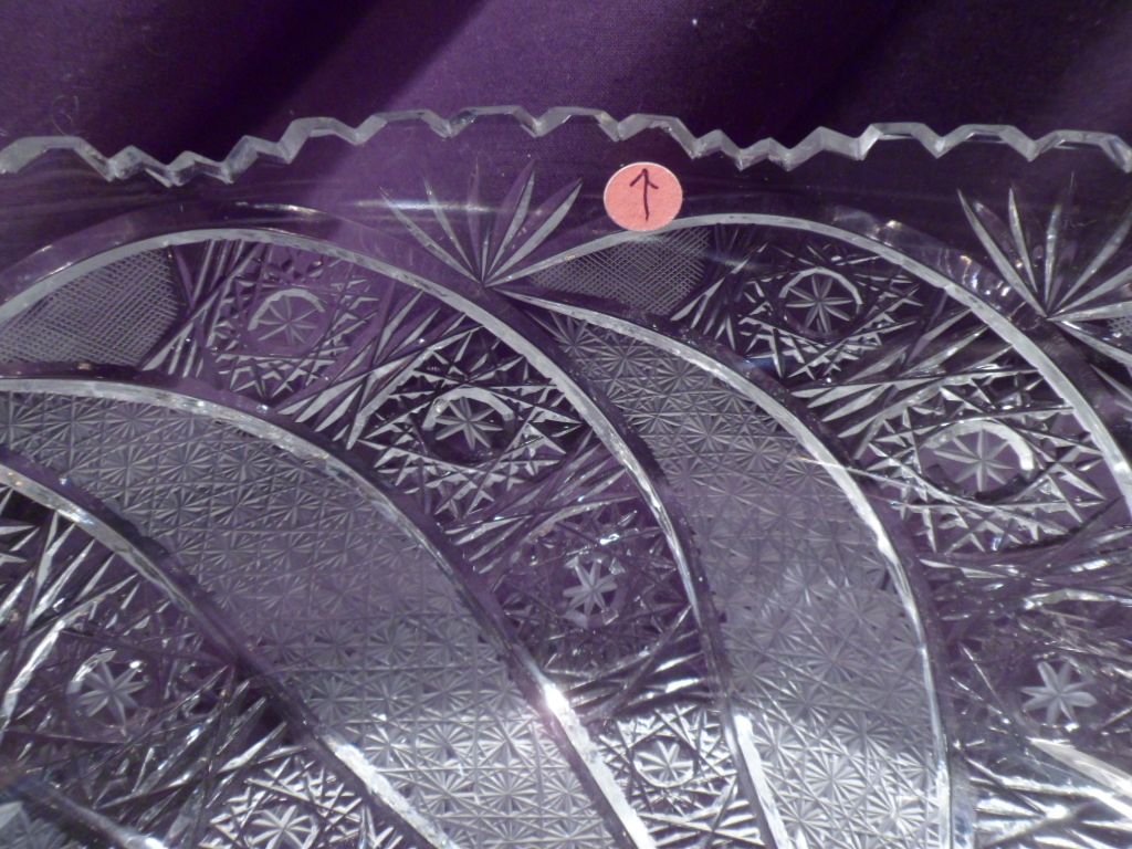 Huge Signed T.G. Hawkes American Brilliant Period Bowl, Cut Crystal, Antique Huge Signed T.G. Hawkes American Brilliant Period Bowl, Cut Crystal, Antique
