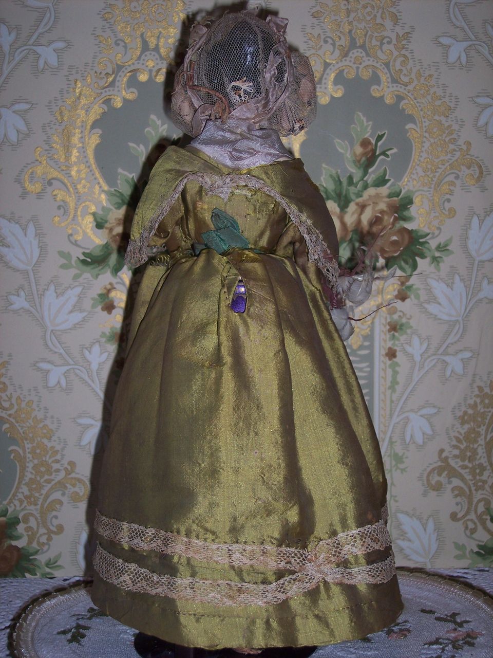 NEW PRICE! Superb German Papier Mâché Doll - BEEHIVE Coiffure - ALL Original! NEW PRICE! Superb German Papier Mâché Doll - BEEHIVE Coiffure - ALL Original!