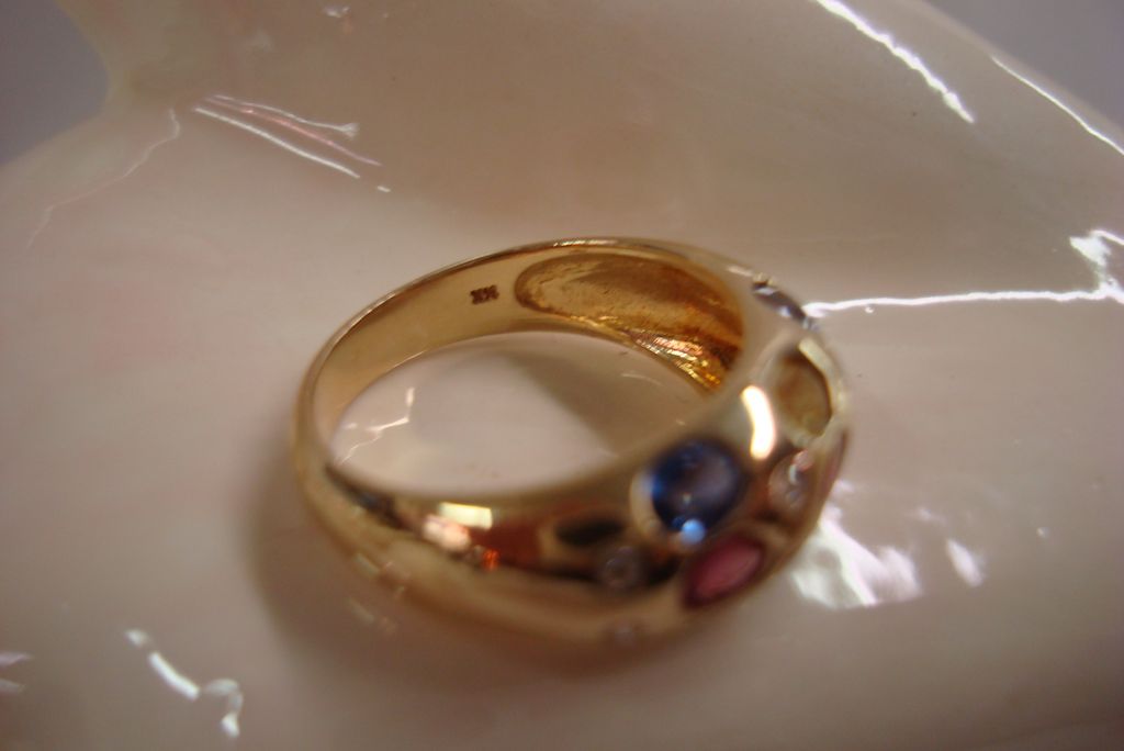 14k Diamonds and Sapphires Lady's Ring 14k Diamonds and Sapphires Lady's Ring