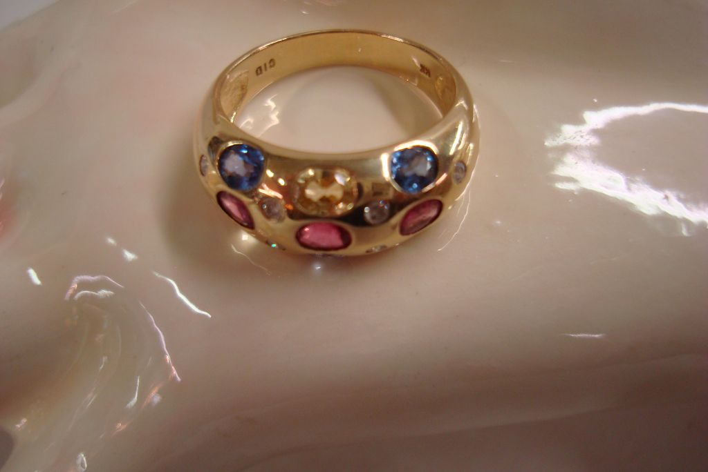 14k Diamonds and Sapphires Lady's Ring 14k Diamonds and Sapphires Lady's Ring