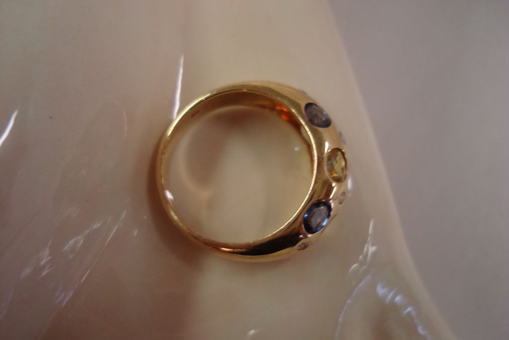 14k Diamonds and Sapphires Lady's Ring 14k Diamonds and Sapphires Lady's Ring