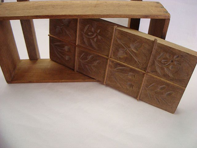 Wooden Butter Mold Cookie Press Wooden Butter Mold Cookie Press