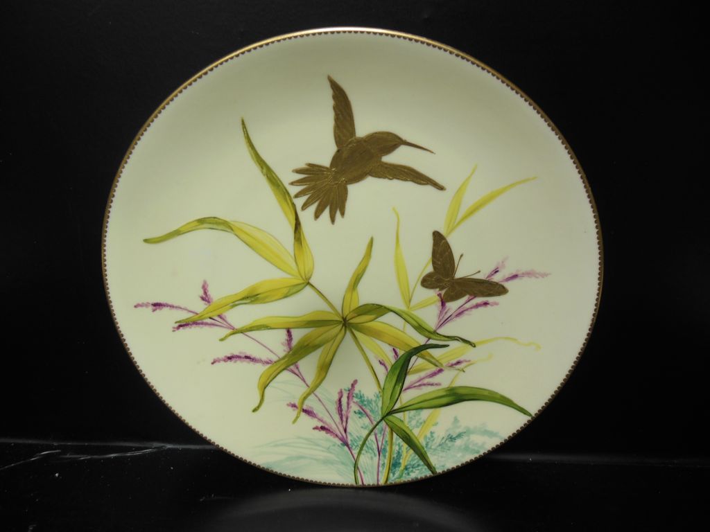 Minton Bouley English Porcelain Set With Hummingbirds Minton Bouley English Porcelain Set With Hummingbirds