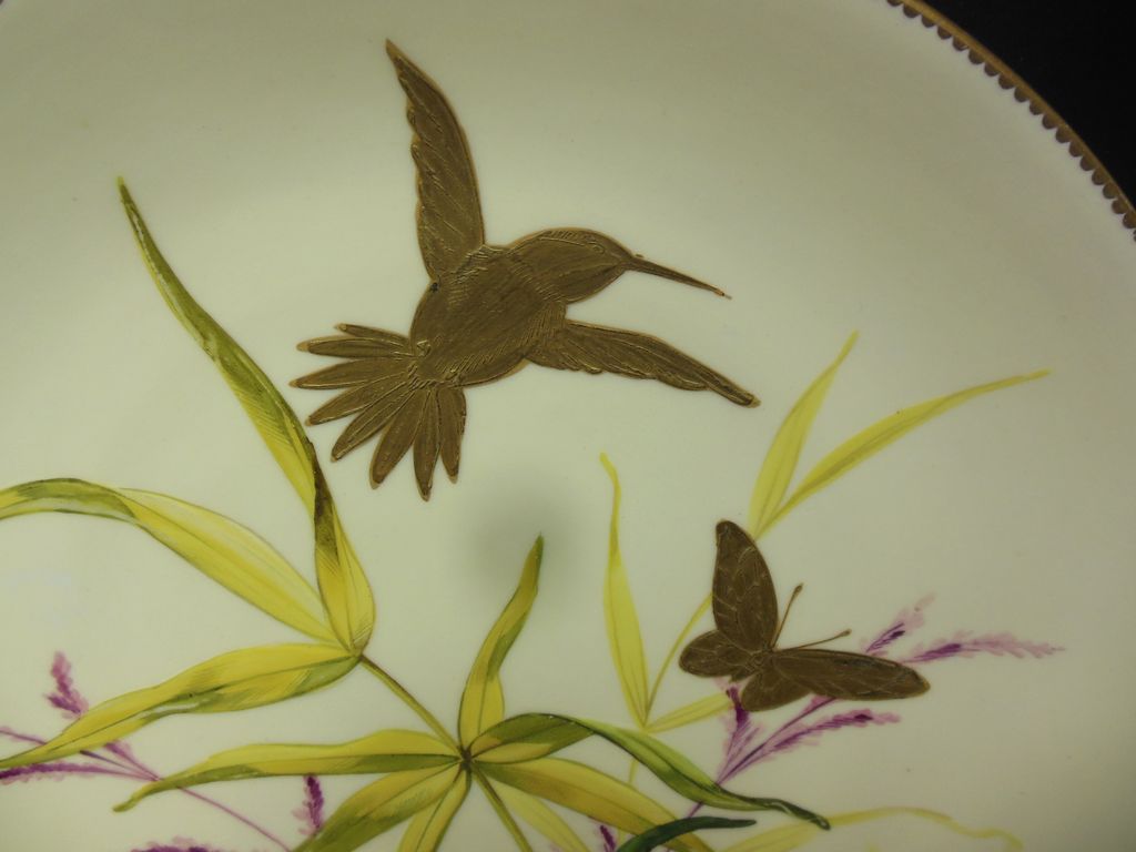 Minton Bouley English Porcelain Set With Hummingbirds Minton Bouley English Porcelain Set With Hummingbirds