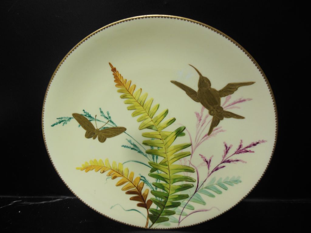 Minton Bouley English Porcelain Set With Hummingbirds Minton Bouley English Porcelain Set With Hummingbirds